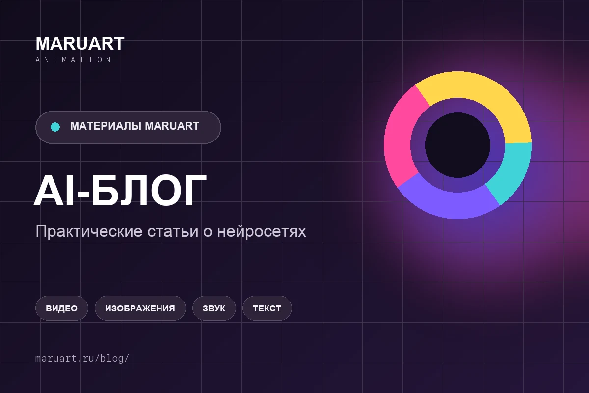 Материалы блога MARUART об AI-видео и нейросетях